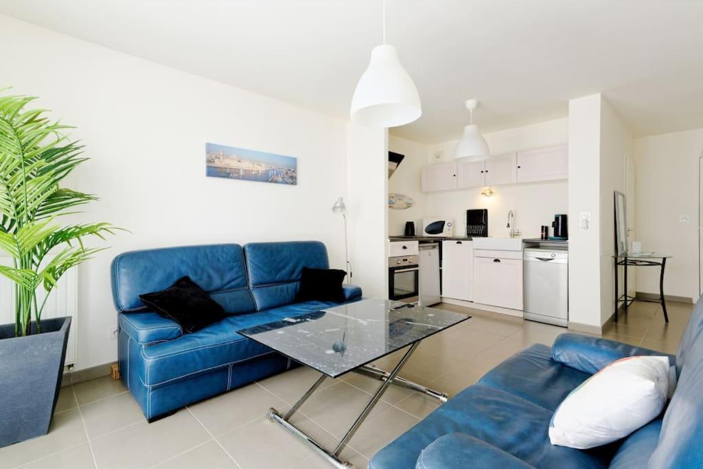 Super T2 Climatise Avec Balcon A Pied Plage Catalan Marseille Exterior photo
